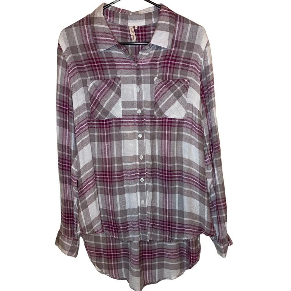 Red Camel Button Down Shirt Size Medium